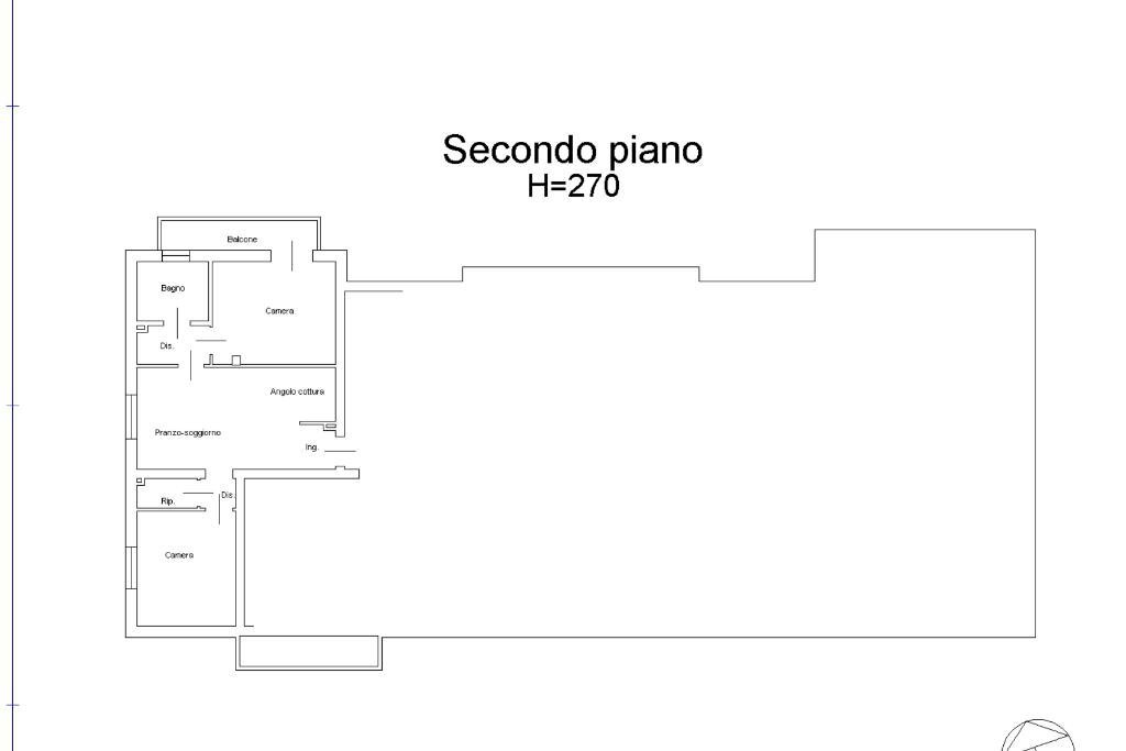 Trilocale Via Panerazzi, Crevalcore - planimetria 1