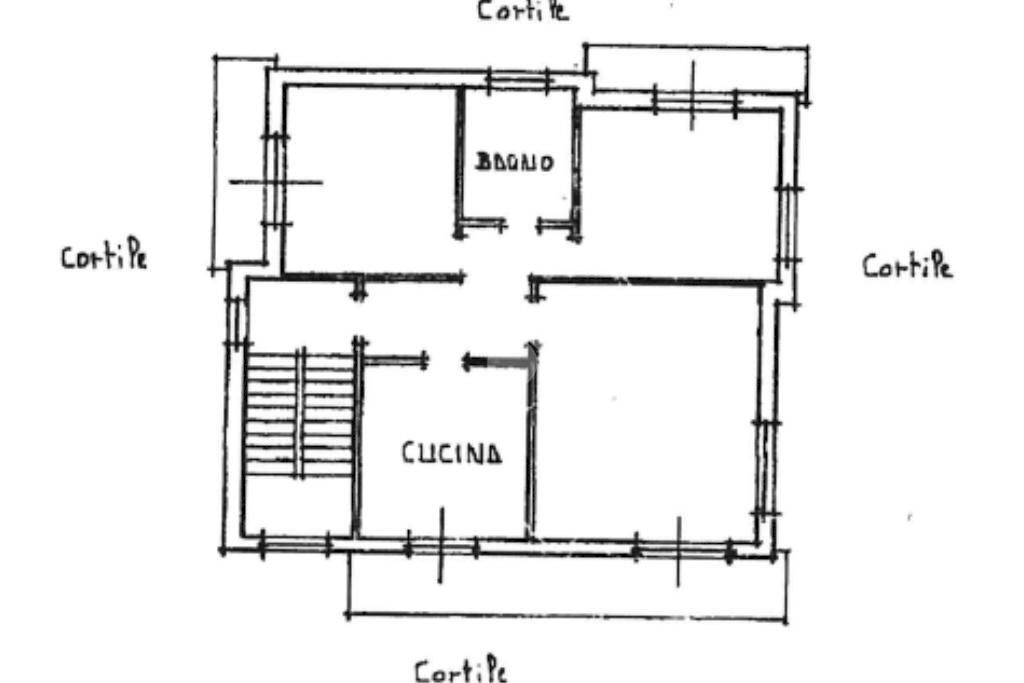 Four-room apartment Via Monea, Nole - floor plans 1
