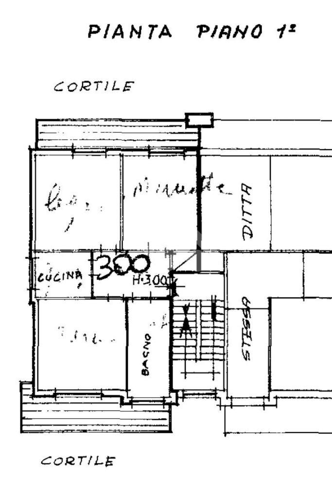 Quadrilocale Via susa, Collegno - planimetria 1