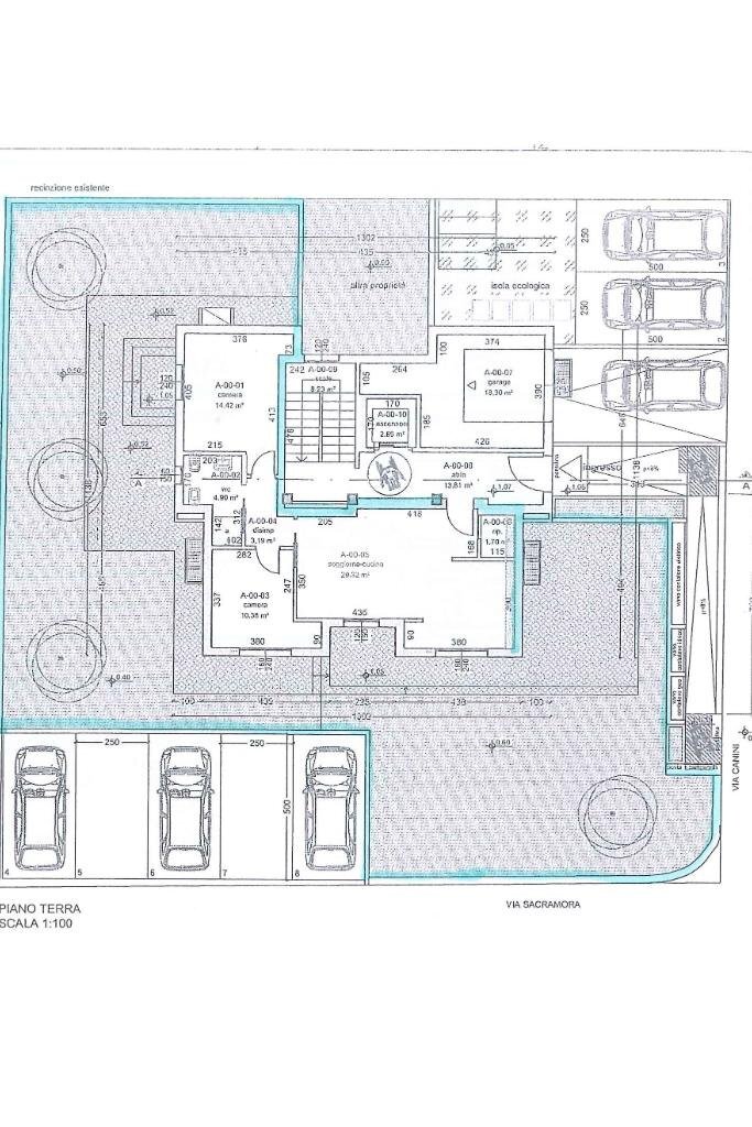 Trilocale Via Sacramora, Rimini - planimetria 1