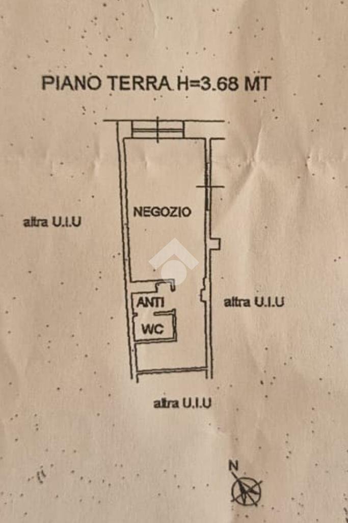 Negozio Via Carlo Pisacane, Castrocaro Terme e Terra del Sole - planimetria 1