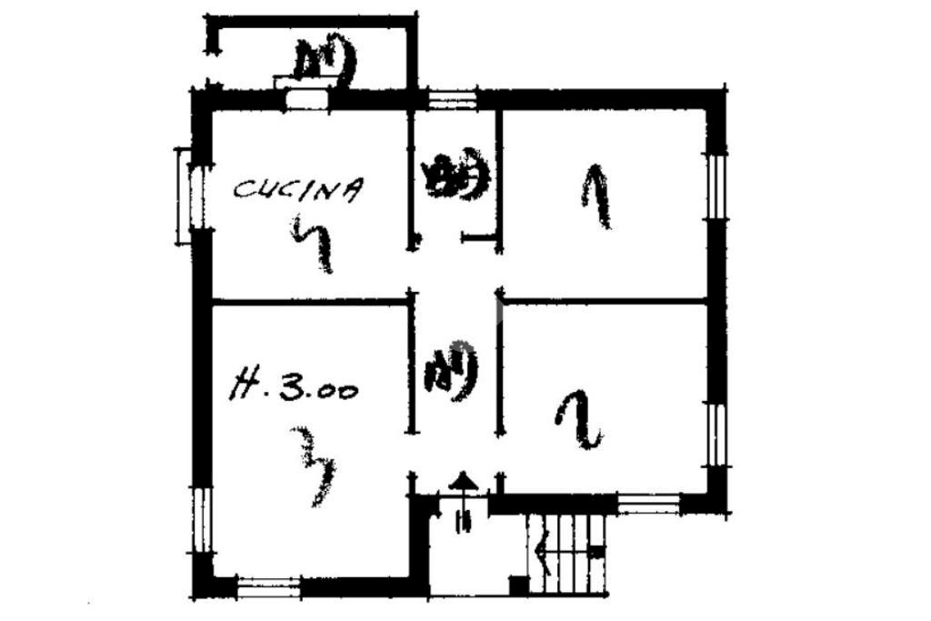 Independent house Via Roma, Casella - floor plans 1