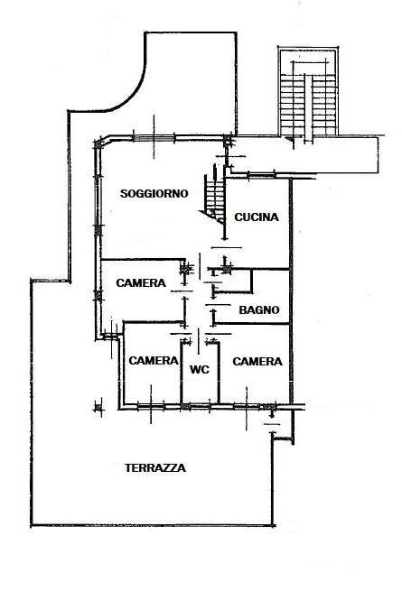 Foto 34 - Casa semi indipendente VIA BROGANELLI, Fabriano - planimetria 1