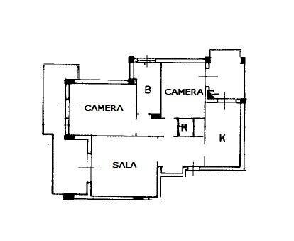 Foto 26 - Three-room apartment Via Padova
 
351, Milano - floor plans 1