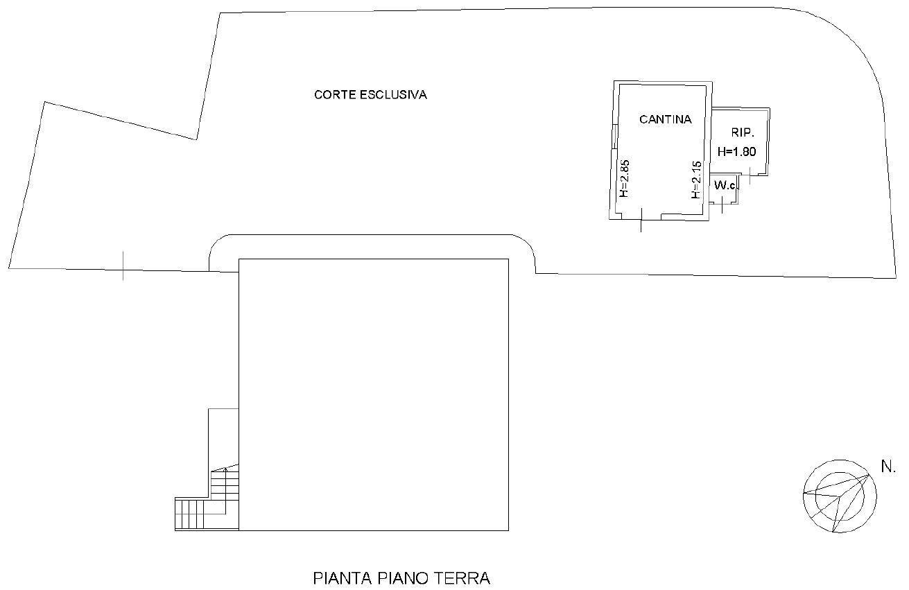 Foto 28 - Attico via villanova, Senigallia - planimetria 1
