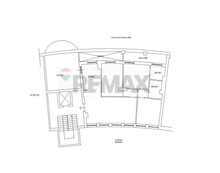 Pianta 2D - Four-room apartment Viale Aldo Ballarin
 
4, Roma - floor plans 1
