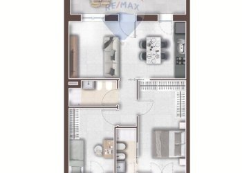 Pianta 2D - Trilocale Via Cles
 
snc, Roma - foto 10