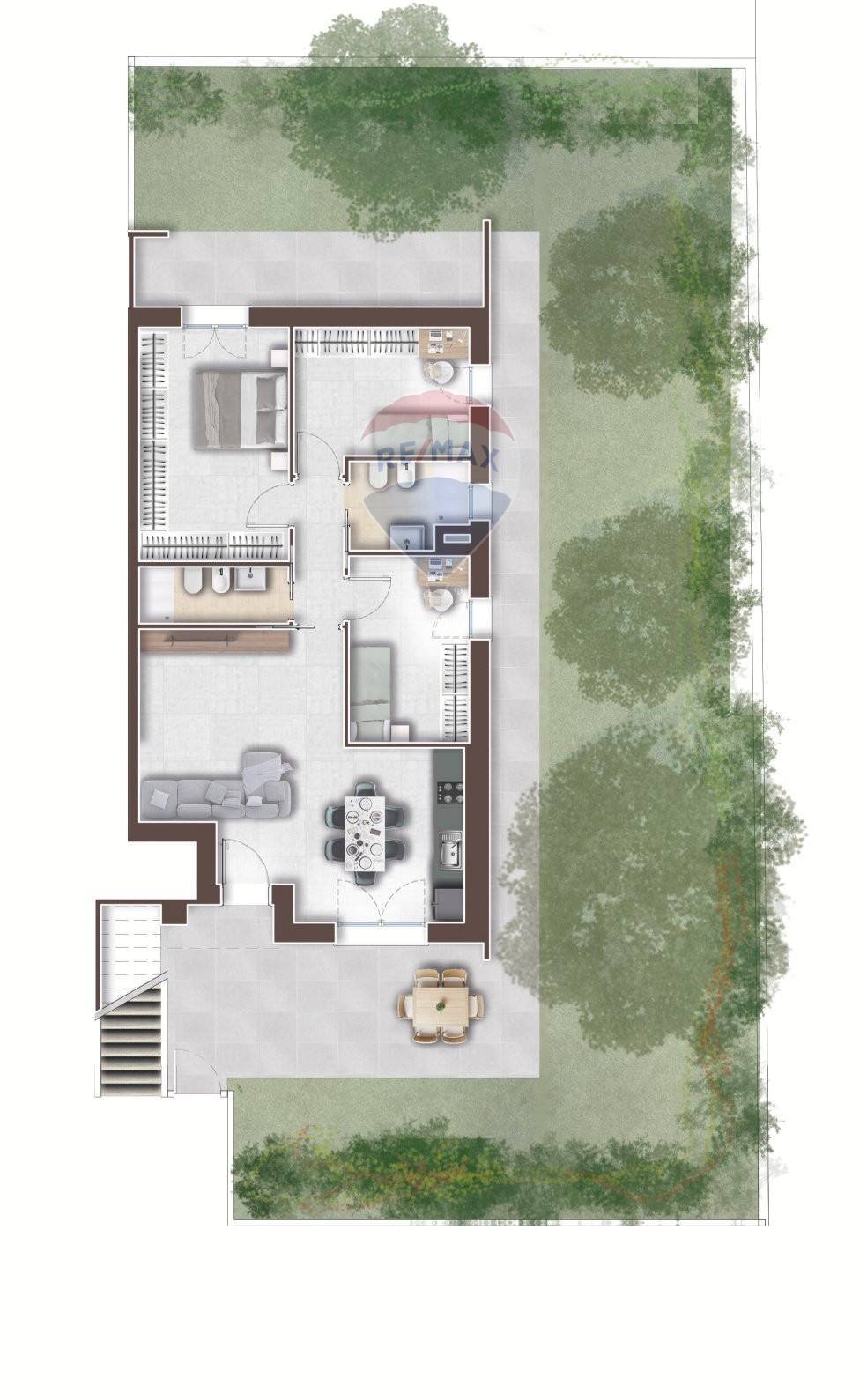 Pianta 2D - Quadrilocale Via Cles
 
snc, Roma - planimetria 1