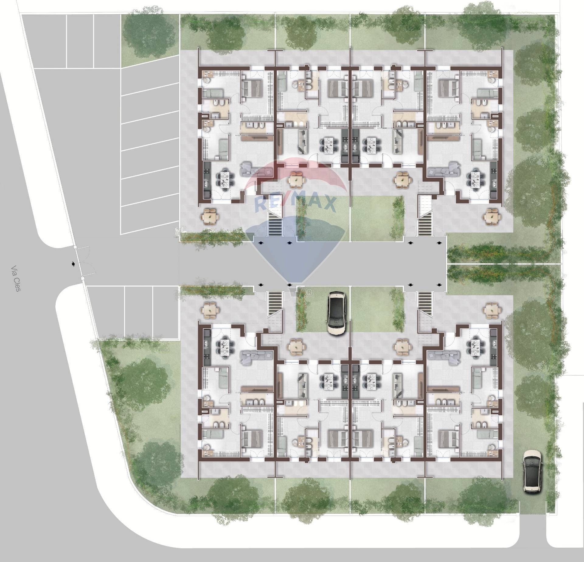 Pianta 2D - Trilocale Via Cles
 
snc, Roma - planimetria 1