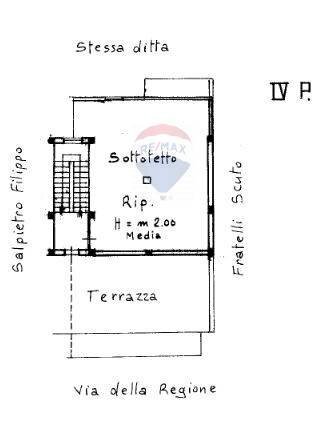 Pianta 2D - Attico via della regione
 
100, San Giovanni la Punta - planimetria 1