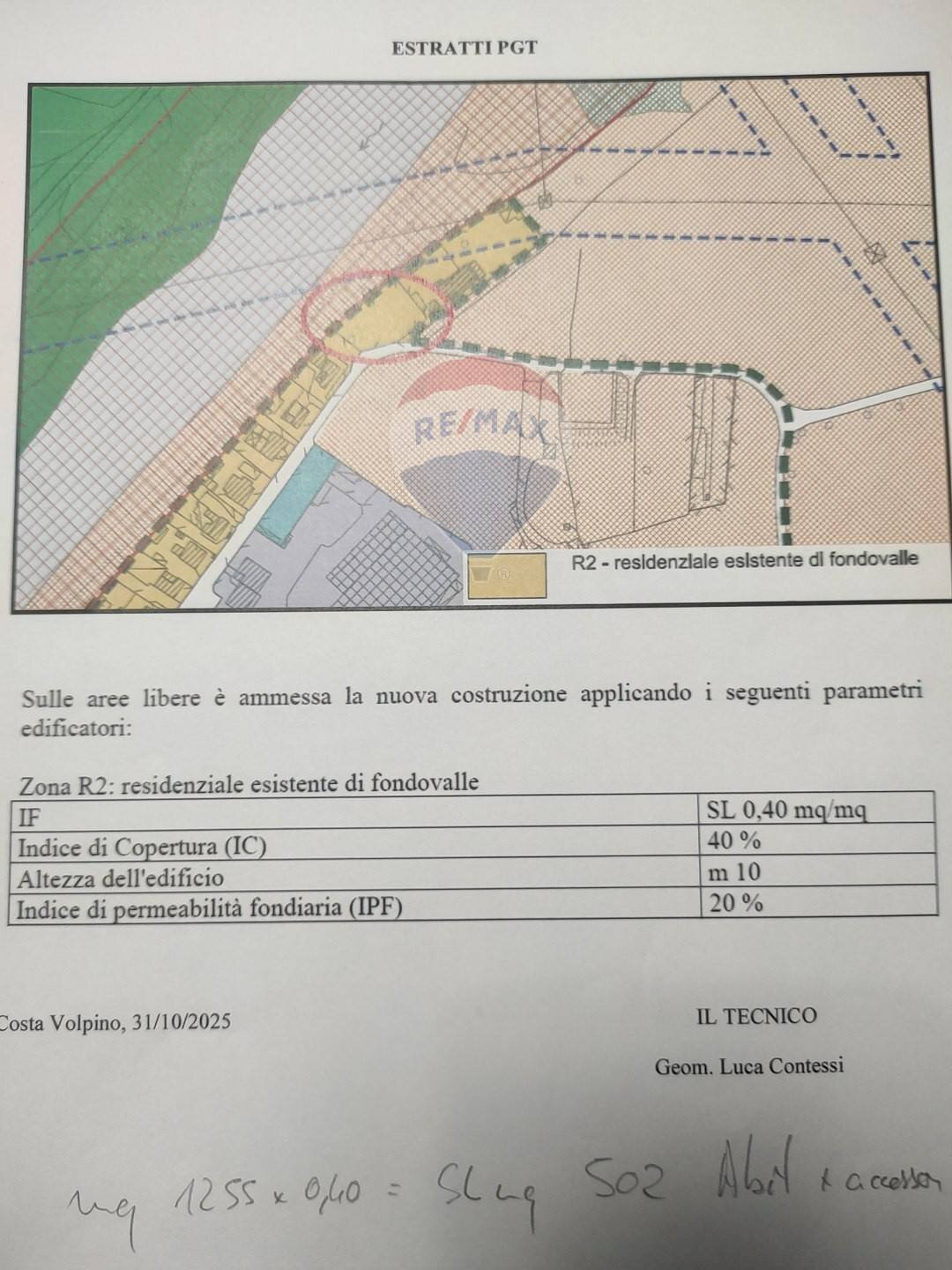 Pianta 2D - Building land Costa Volpino - photo 3