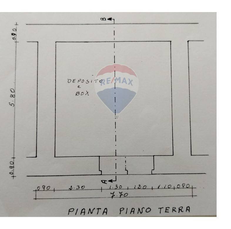 Pianta 2D - Magazzino Via Rossini
 
5, Orsara di Puglia - planimetria 1