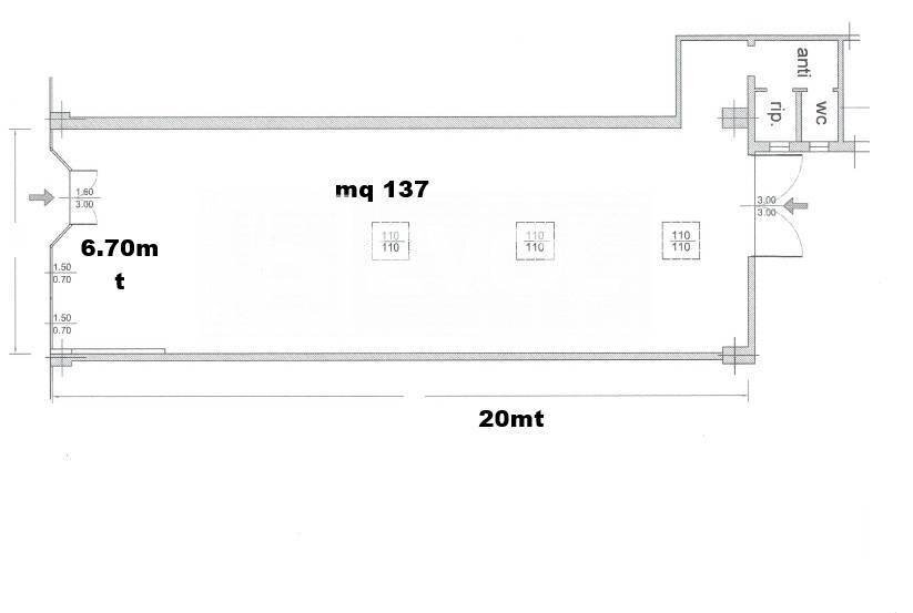 Foto 16 - Locale Commerciale SS 13 Bivio Taboga
 
140, Gemona del Friuli - planimetria 1