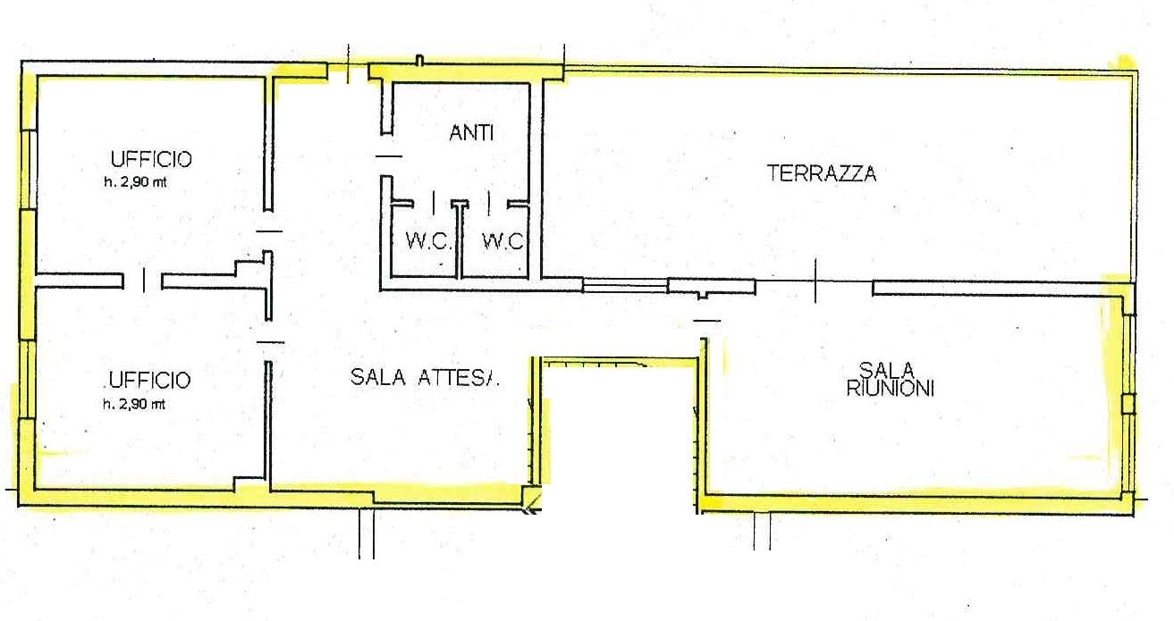 Foto 2 - Ufficio Via Girolamo Orlandini, Padova - planimetria 1