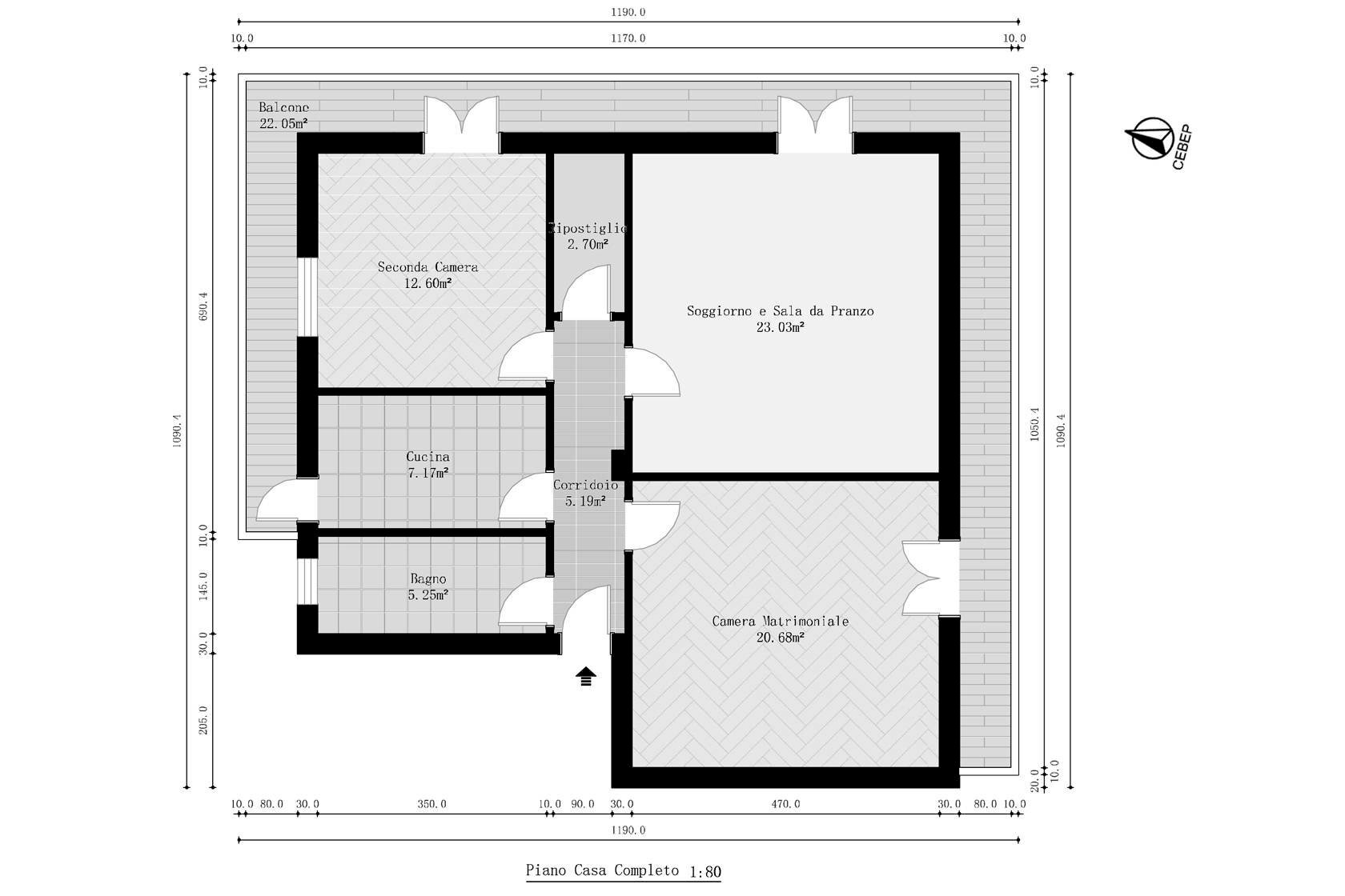 Foto 3 - Trilocale Via Pio La torre
17, Piana degli Albanesi - foto 2