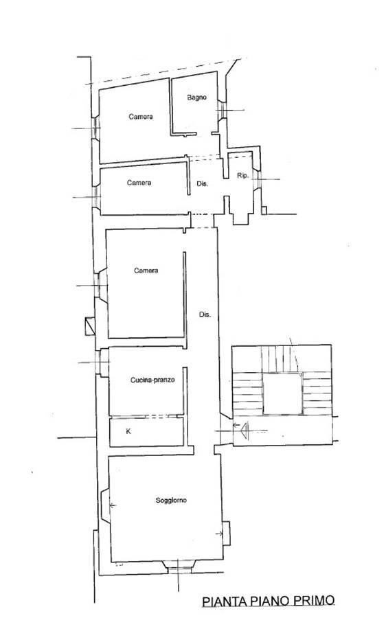 Foto 8 - Apartment San Gimignano - floor plans 1