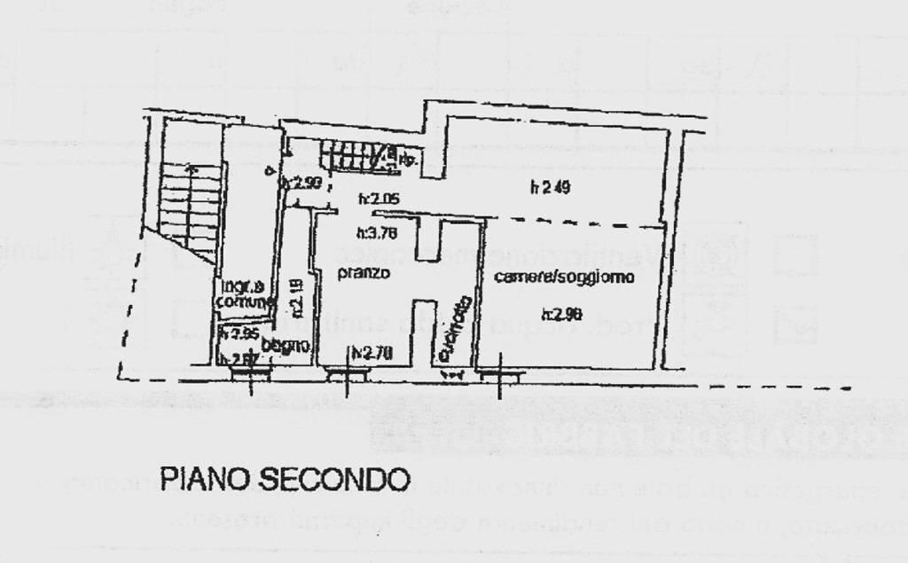 Foto 22 - Four-room apartment San Gimignano - floor plans 1