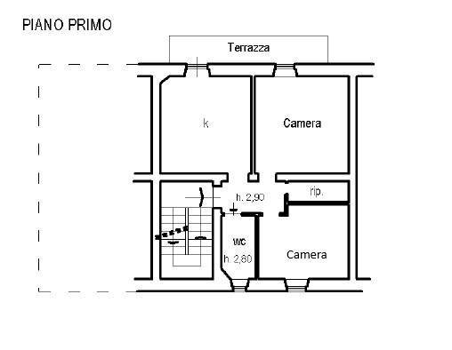Foto 11 - Three-room apartment Poggibonsi - floor plans 1