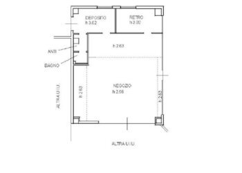 Planimetria - Negozio via Amilcare Ponchielli, 23, Bologna (zona Savena) - foto 19