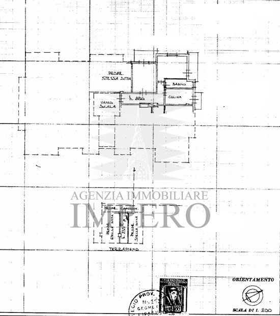 planimetria - Quadrilocale Via Arene 1, Bordighera - planimetria 1