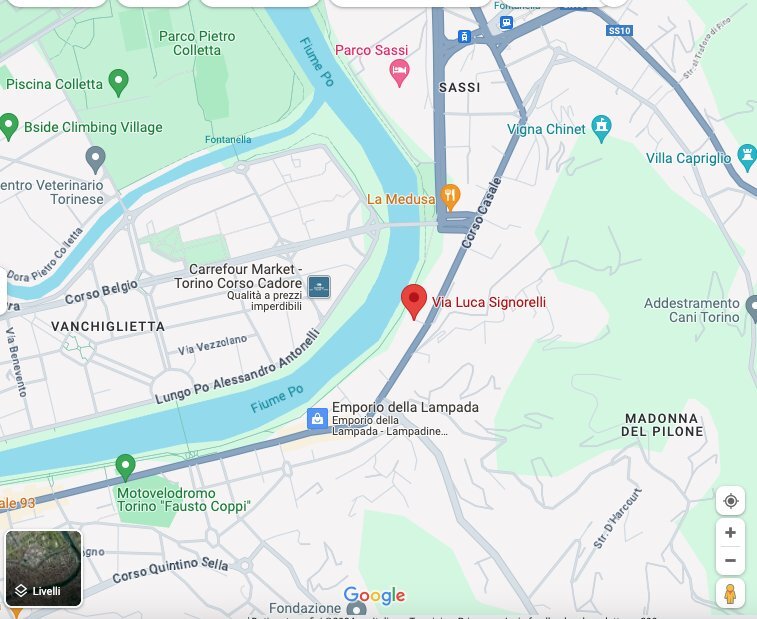 MAPS.png - Box SIGNORELLI 3, Torino (zona Madonna del Pilone) - foto 1