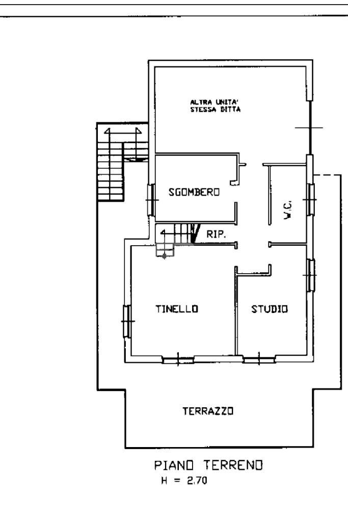 Villa Borgata Bussone, Valgioie - planimetria 1