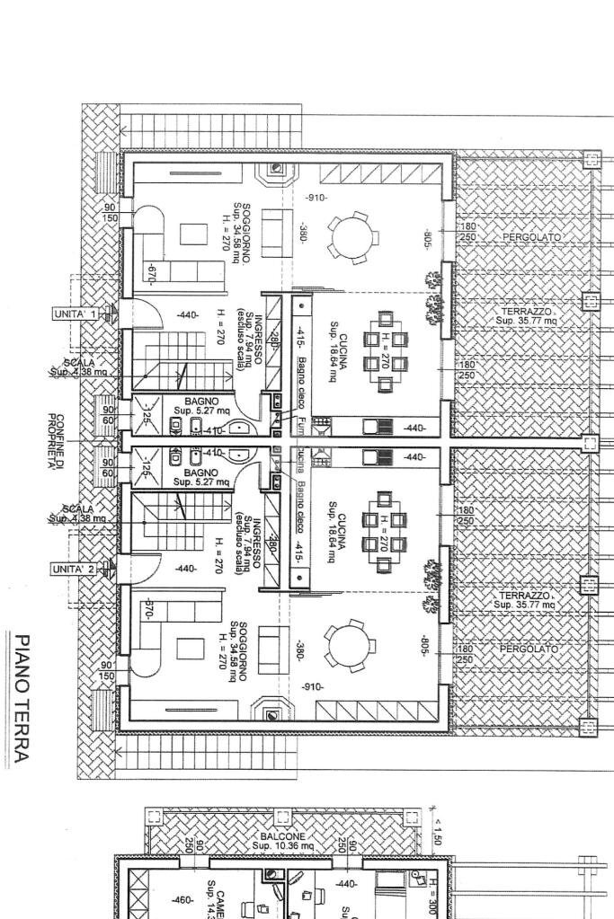 Porzione di casa Via del Sasso, Sasso Marconi - planimetria 1
