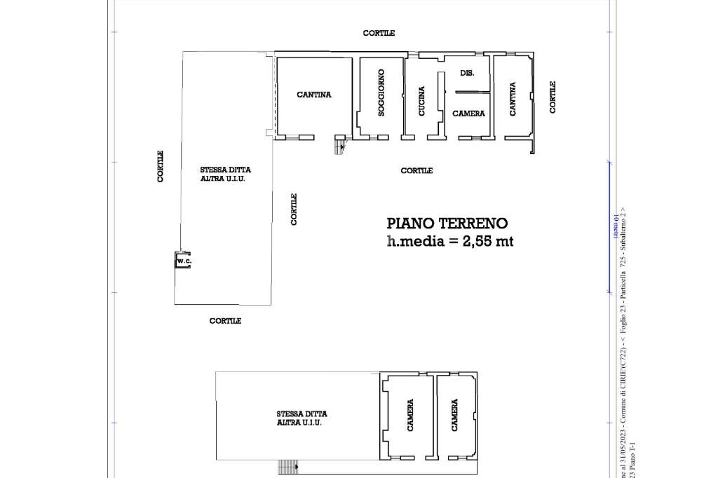 Casa indipendente Località cascinetto, Ciriè - planimetria 1