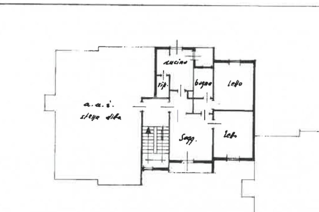 Quadrilocale Via Cicerone, Cervia - planimetria 1