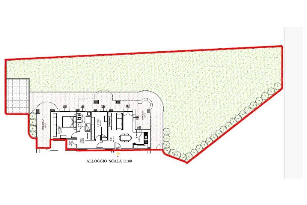 Three-room apartment Via Peschiera, Castelfranco Emilia - floor plans 1