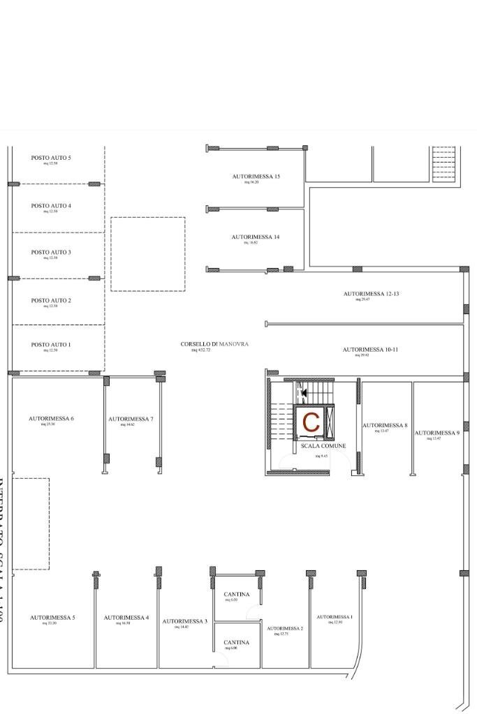Trilocale Via Peschiera, Castelfranco Emilia - planimetria 1