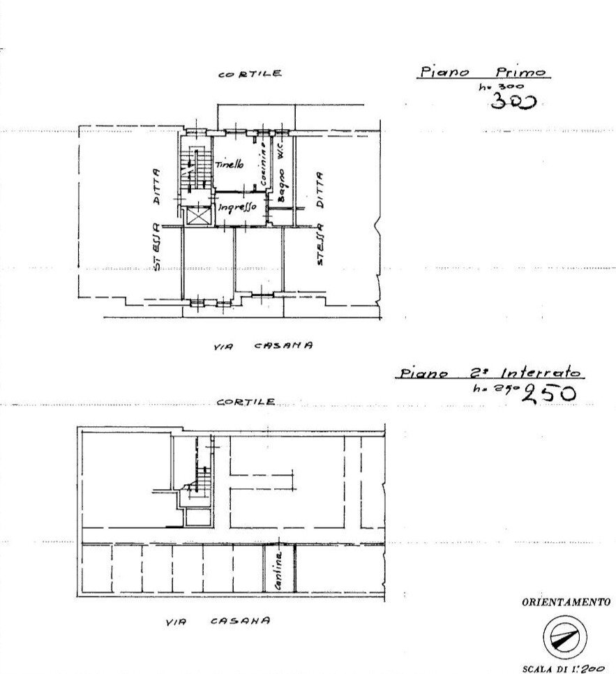 Foto 27 - Three-room apartment VIA SEVERINO CASANA
 
30, Torino - floor plans 1