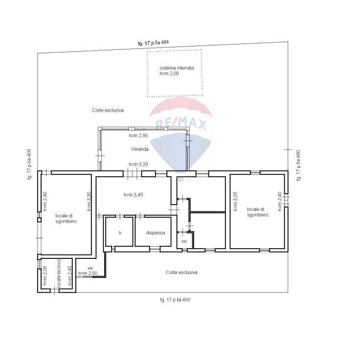 Pianta 2D - Villa Contrada Paternella, Terrasini - floor plans 1