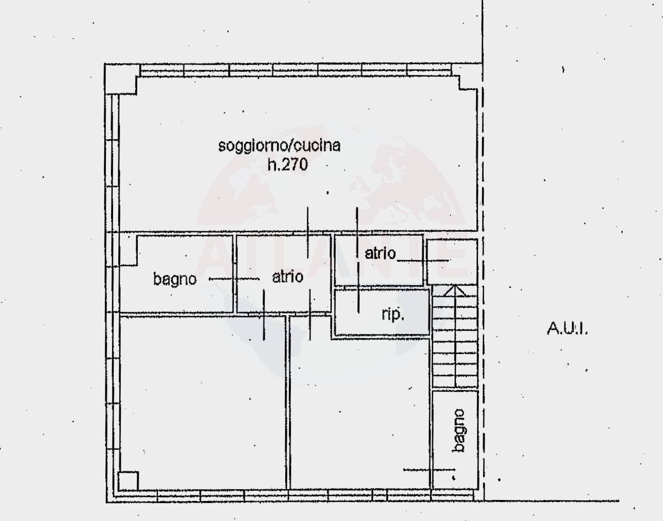 Foto 52 - Trilocale via Fornaci, Iseo - planimetria 1