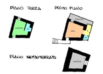Planimetria - Independent house via Castello, Rezzo - photo 22