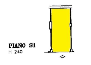 Planimetria - Box via Luigi Vestri, 3, Bologna (zona San Donato) - foto 1