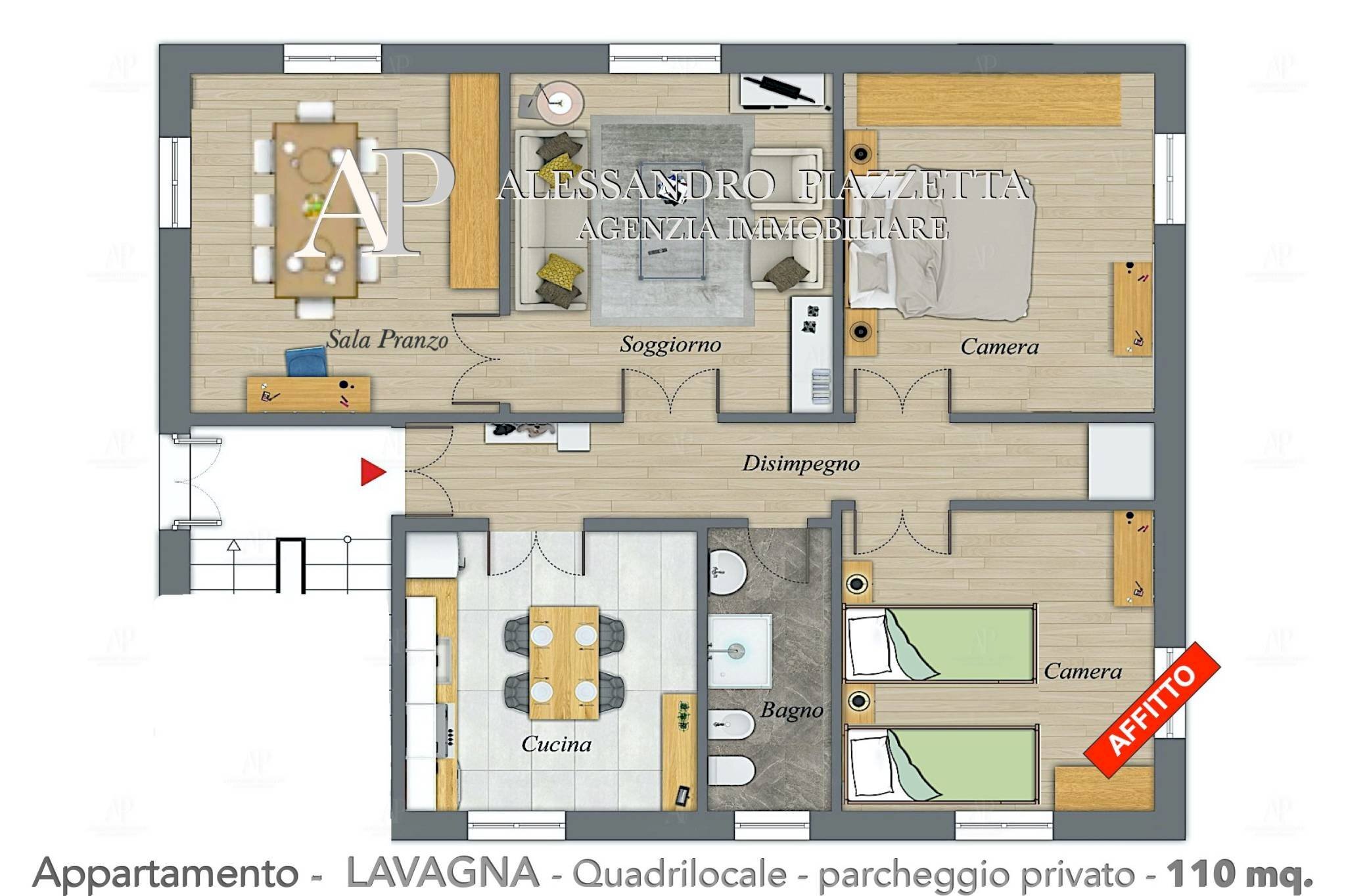 Appartamento Lavagna - planimetria 1