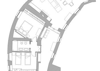 SA171.jPIANTA APPARTAMENTO ARREDATA - Attico Sarzana - foto 29