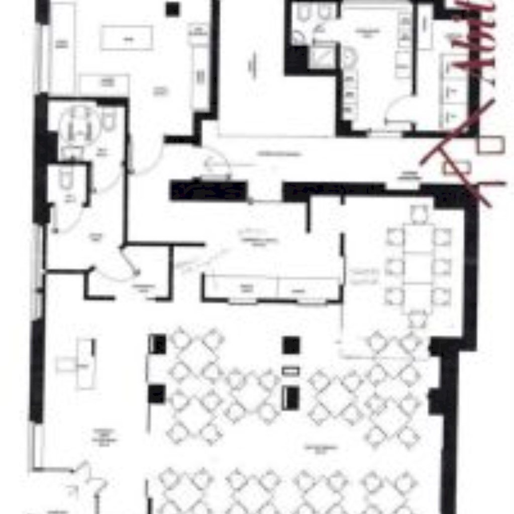 Ristorante Via V. Vernazza, 7/b, Alba - planimetria 1