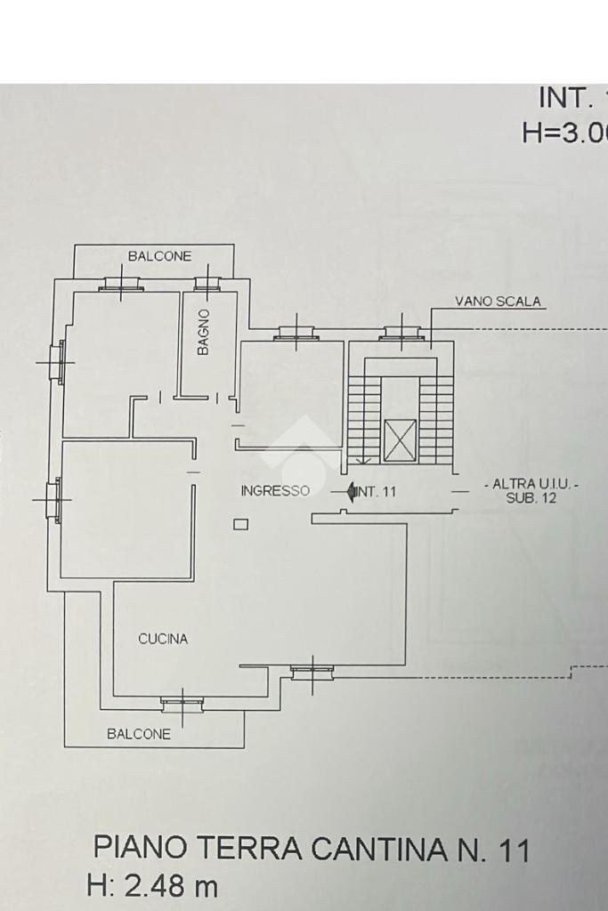 Appartamento Via sery, Genova (zona Sestri Ponente) - planimetria 1