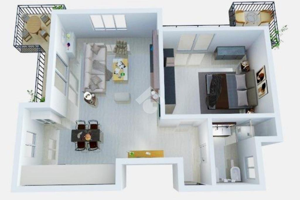 Two-room apartment Via Romana, Bordighera - floor plans 1