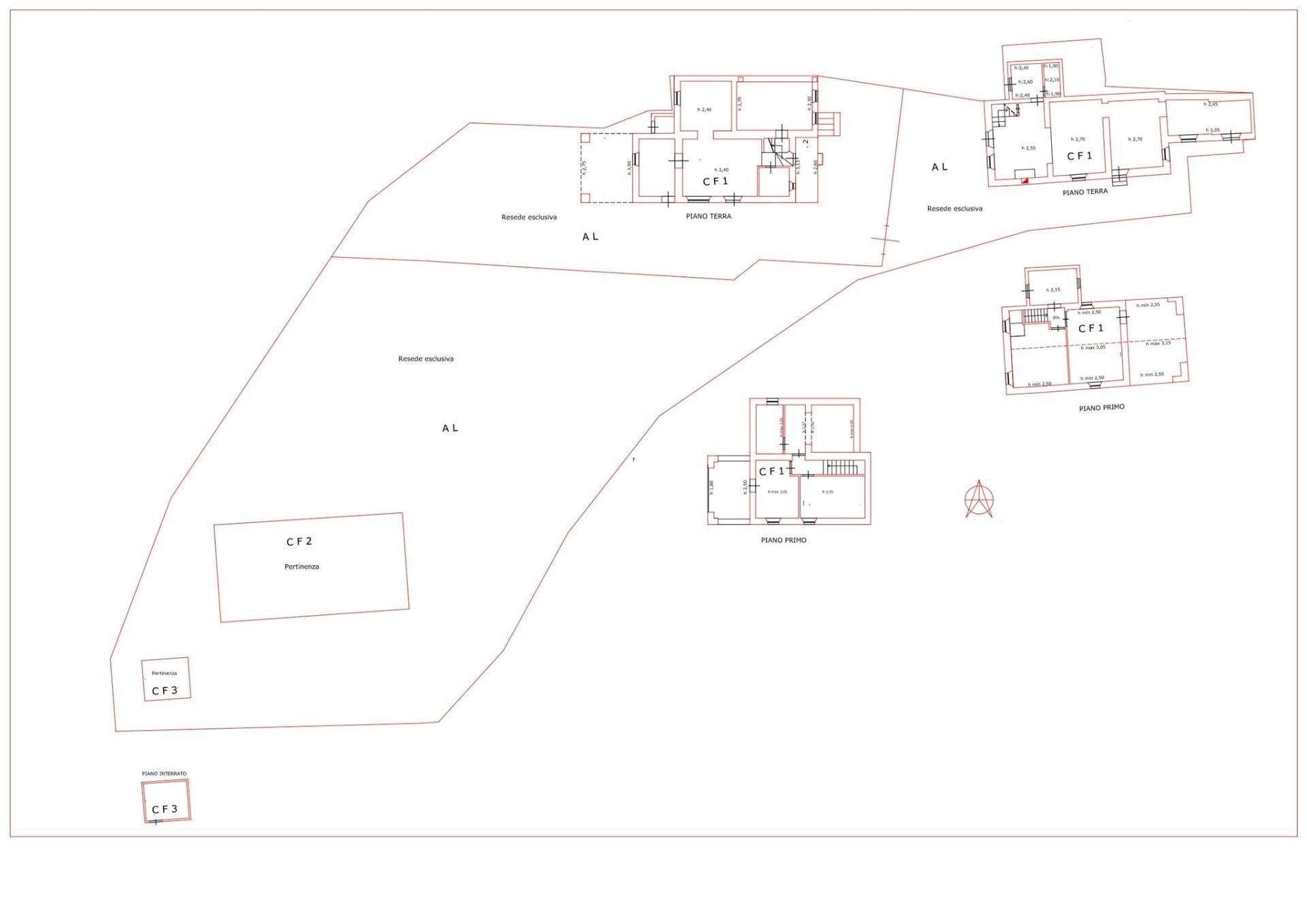 Foto 31 - Rustico Pescaglia - planimetria 1