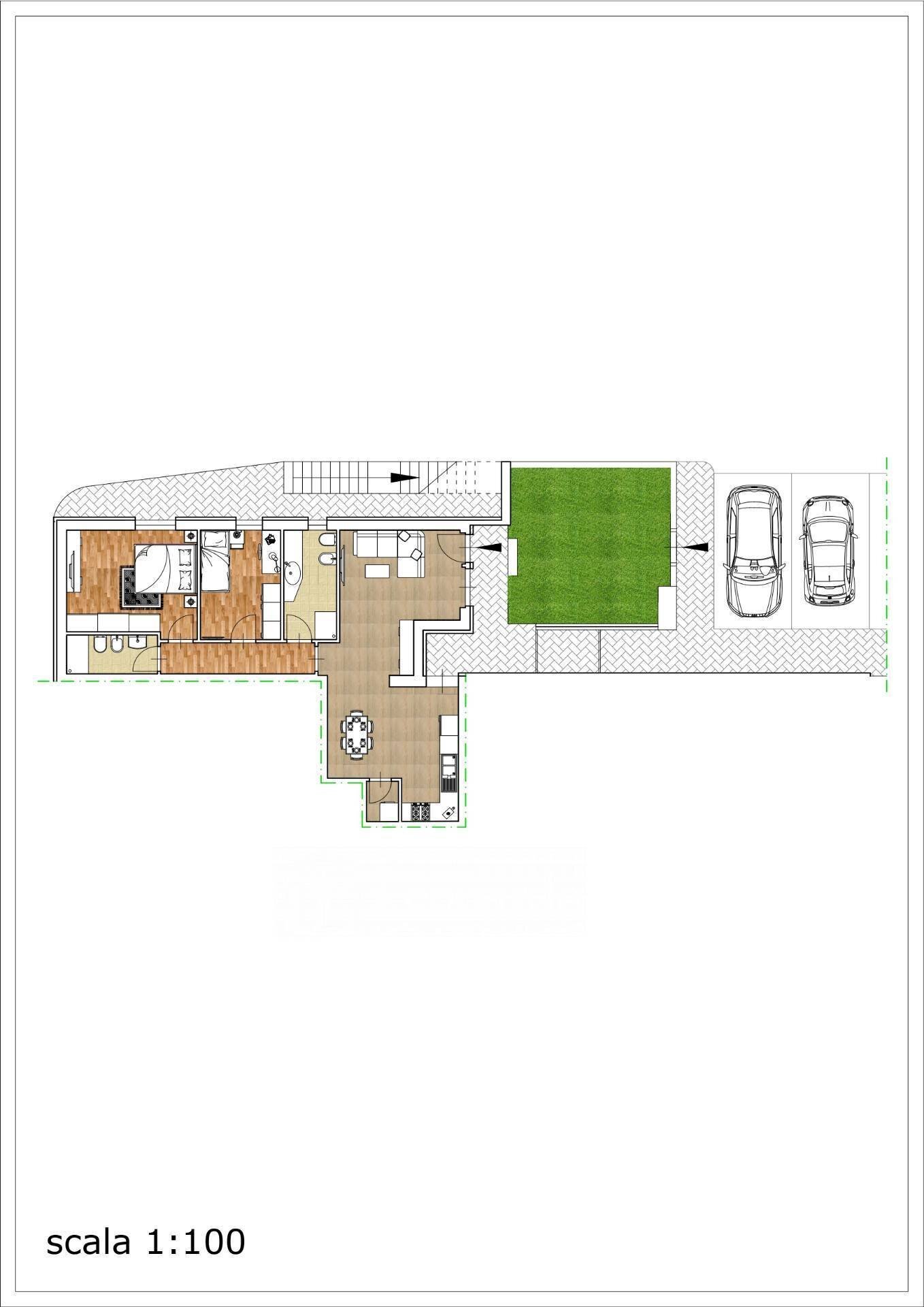 Foto 7 - Terraced Villa via Matteotti, Massarosa - floor plans 1