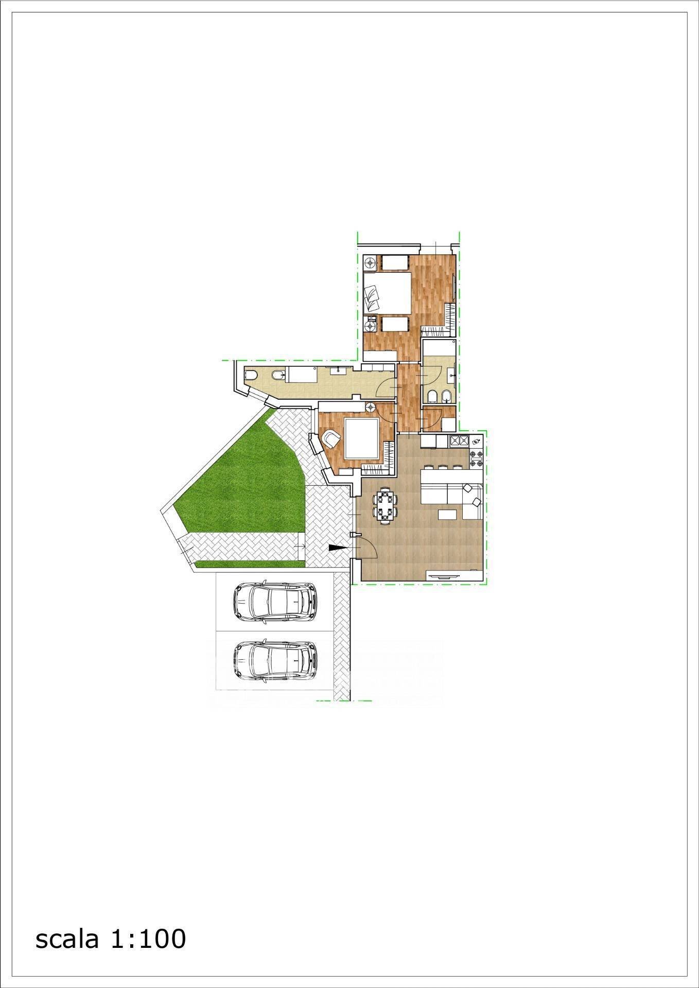 Foto 7 - Terraced Villa via Matteotti, Massarosa - floor plans 1