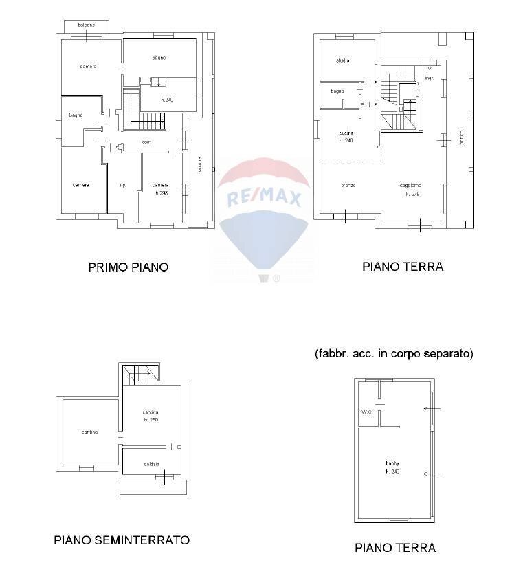 Pianta 2D - Villa VIA MANZONI
 
24, Morazzone - floor plans 1