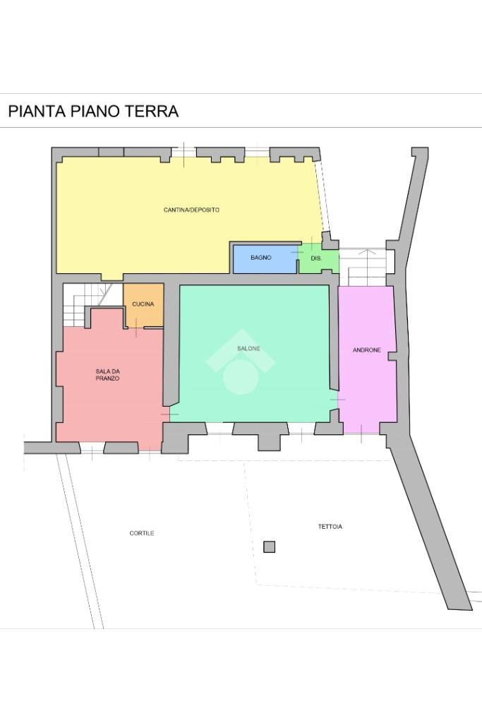 Semi-detached house Via riva, Moriondo Torinese - floor plans 1