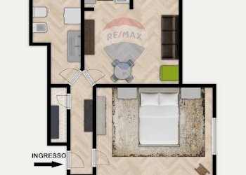 Pianta 2D - Two-room apartment Via Maria Solari
 
5, Savona - photo 22