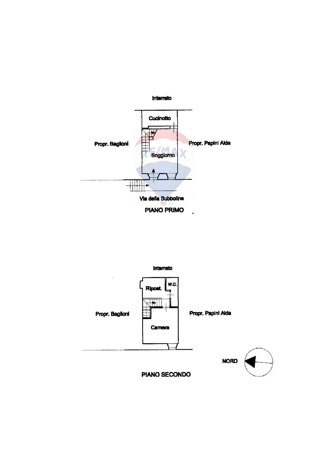 Pianta 2D - Bilocale Semproniano - planimetria 1