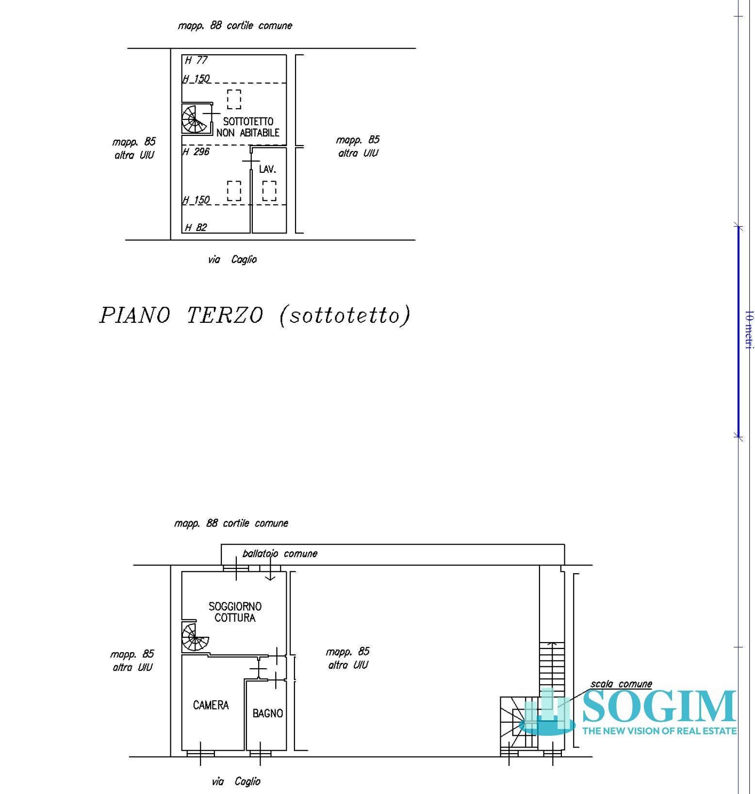 Foto 21 - Two-room apartment Via Caglio
 
15, Lesmo - floor plans 1