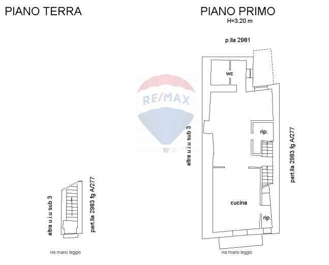 Pianta 2D - Casa indipendente Via Mario Leggio
 
170, Ragusa - planimetria 1